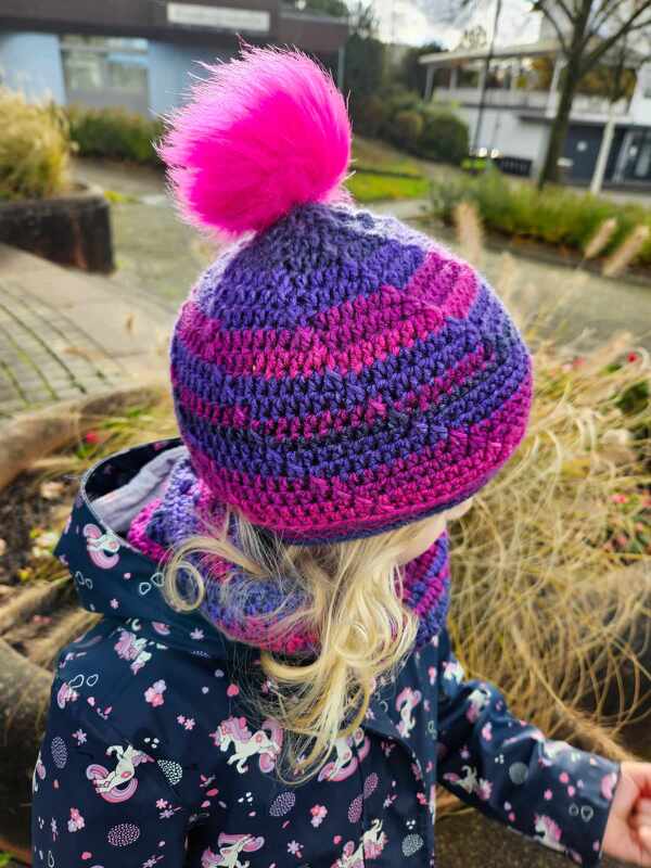 Häkelanleitung für Mütze und Loop ,,Happy Winter" alle Größen - Bild 5