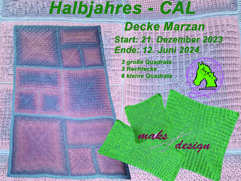 HalbjahresCAL Häkeldecke Marzan