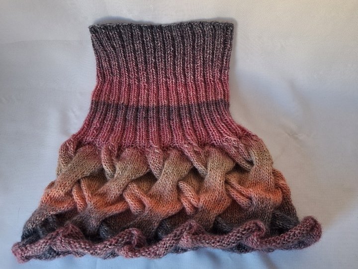 Strickanleitung Schalkragen, Kragenschal, Halswärmer, Loop   #316