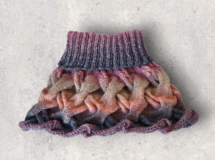 Strickanleitung Schalkragen, Kragenschal, Halswärmer, Loop   #316
