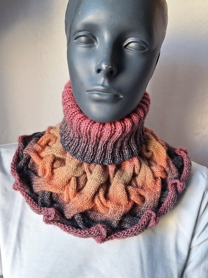 Strickanleitung Schalkragen, Kragenschal, Halswärmer, Loop   #316