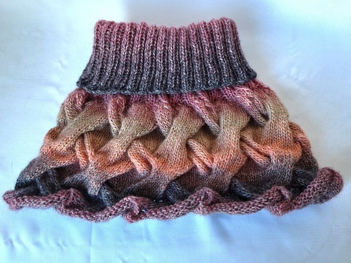 Strickanleitung Schalkragen, Kragenschal, Halswärmer, Loop   #316