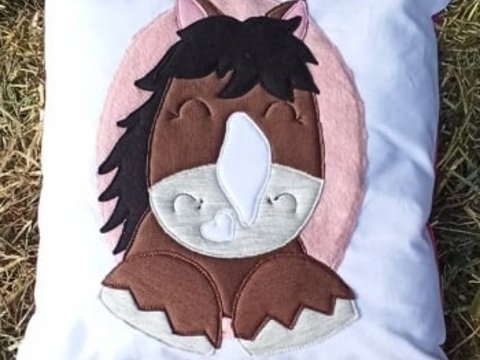 Stickdatei Pferd Pferdestickdatei Tiermotiv Pferdemotiv Pony Pferdekopf