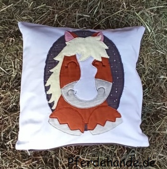 Stickdatei Pferd Pferdestickdatei Tiermotiv Pferdemotiv Pony Pferdekopf