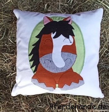 Stickdatei Pferd Pferdestickdatei Tiermotiv Pferdemotiv Pony Pferdekopf - Bild 2