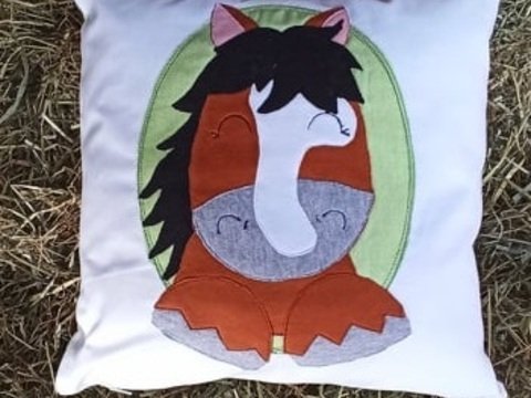 Stickdatei Pferd Pferdestickdatei Tiermotiv Pferdemotiv Pony Pferdekopf