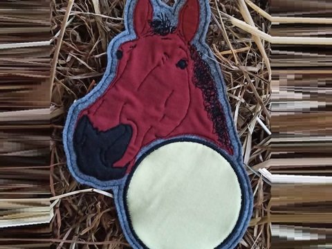 Stickdatei Pferd Pferdestickdatei Tiermotiv Pferdemotiv Trickstopper