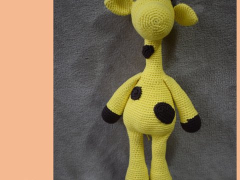 Giovanni - gehäkelte Giraffe - Kuscheltier