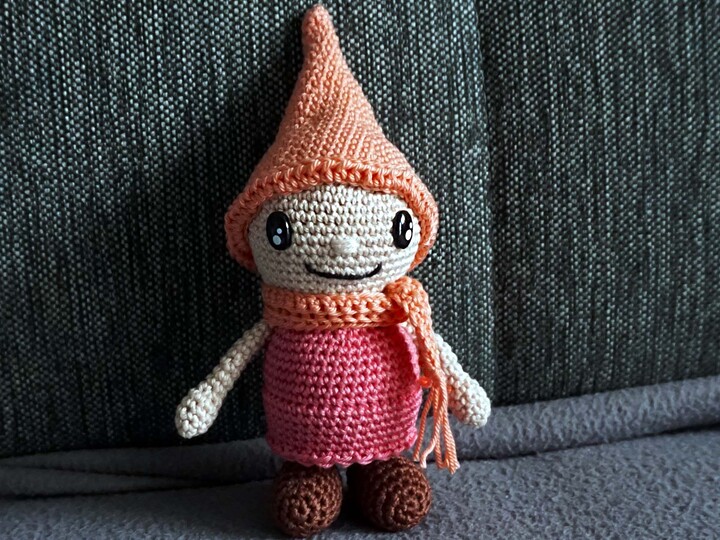 H&auml;kelanleitung f&uuml;r das niedliche Wichtelm&auml;dchen Ella