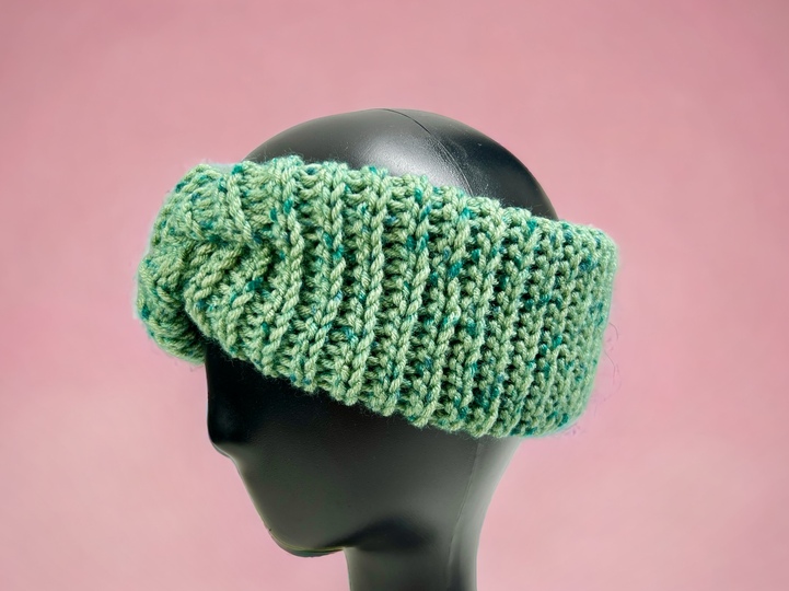 Doppelwandiges cozy Stirnband - Häkelanleitung