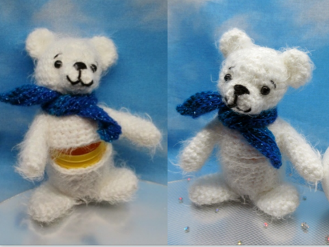 Häkelanleitung Ü-Ei-Eisbär