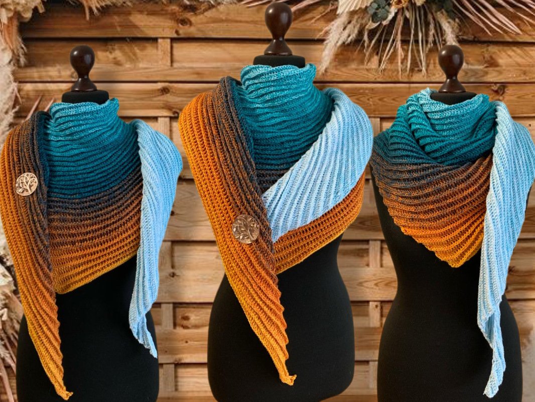 Simply Infinitiy - Häkelanleitung für ein flaches & kuscheliges Tuch - Bild 4