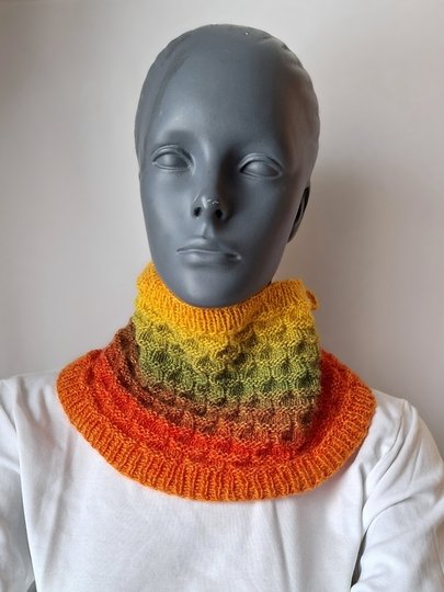 Strickanleitung Halssocke, Loop, Schalkragen