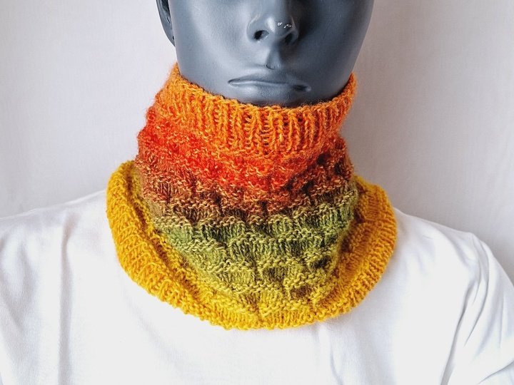 Strickanleitung Halssocke, Loop, Schalkragen, Neckwarmer     #317