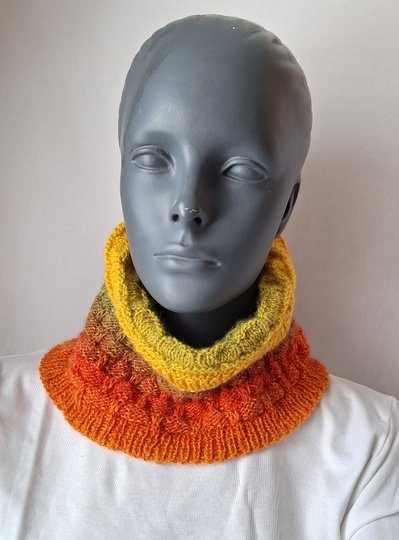 Strickanleitung Halssocke, Loop, Schalkragen, Neckwarmer     #317