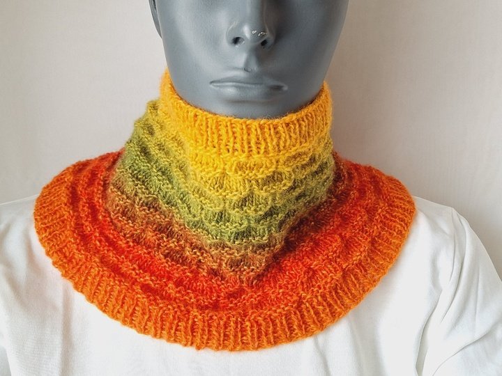 Strickanleitung Halssocke, Loop, Schalkragen, Neckwarmer     #317