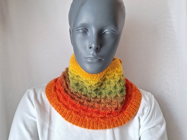 Strickanleitung Halssocke, Loop, Schalkragen, Neckwarmer     #317