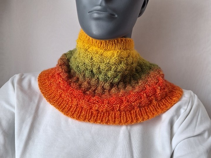 Strickanleitung Halssocke, Loop, Schalkragen, Neckwarmer     #317
