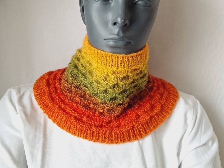 Strickanleitung Halssocke, Loop, Schalkragen, Neckwarmer     #317
