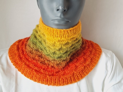 Strickanleitung Halssocke, Loop, Schalkragen, Neckwarmer     #317