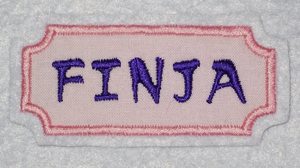 Stickdatei - Rahmen Rechteck Stickdatei