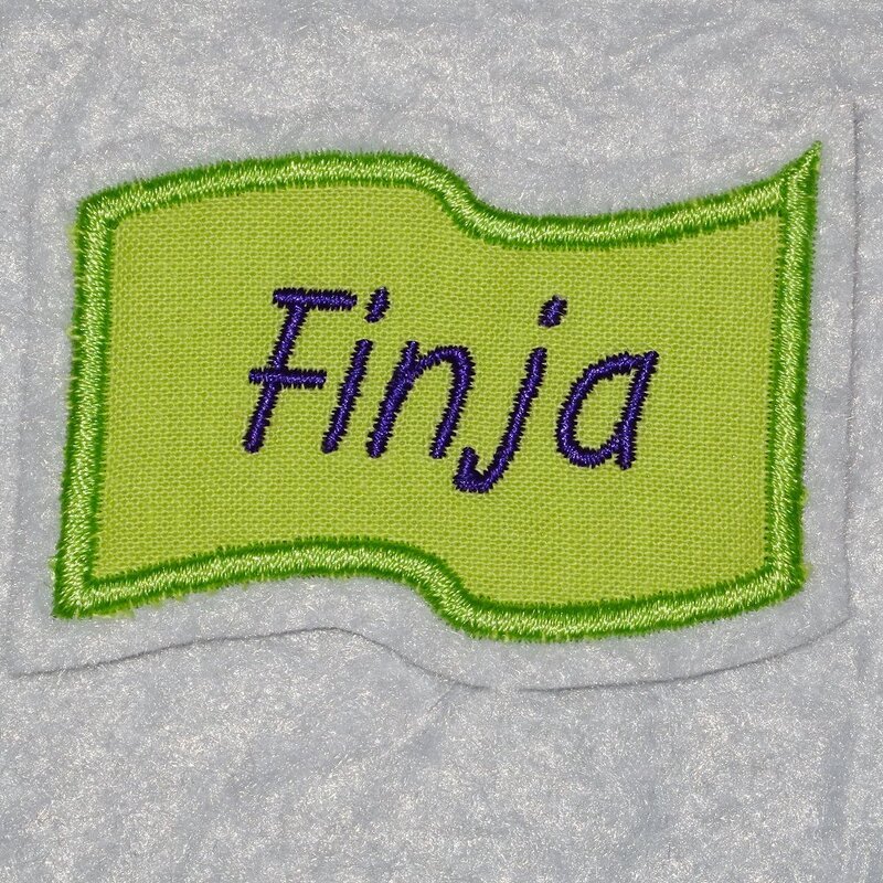 Stickdatei - Rahmen Flagge Stickdatei - Bild 2