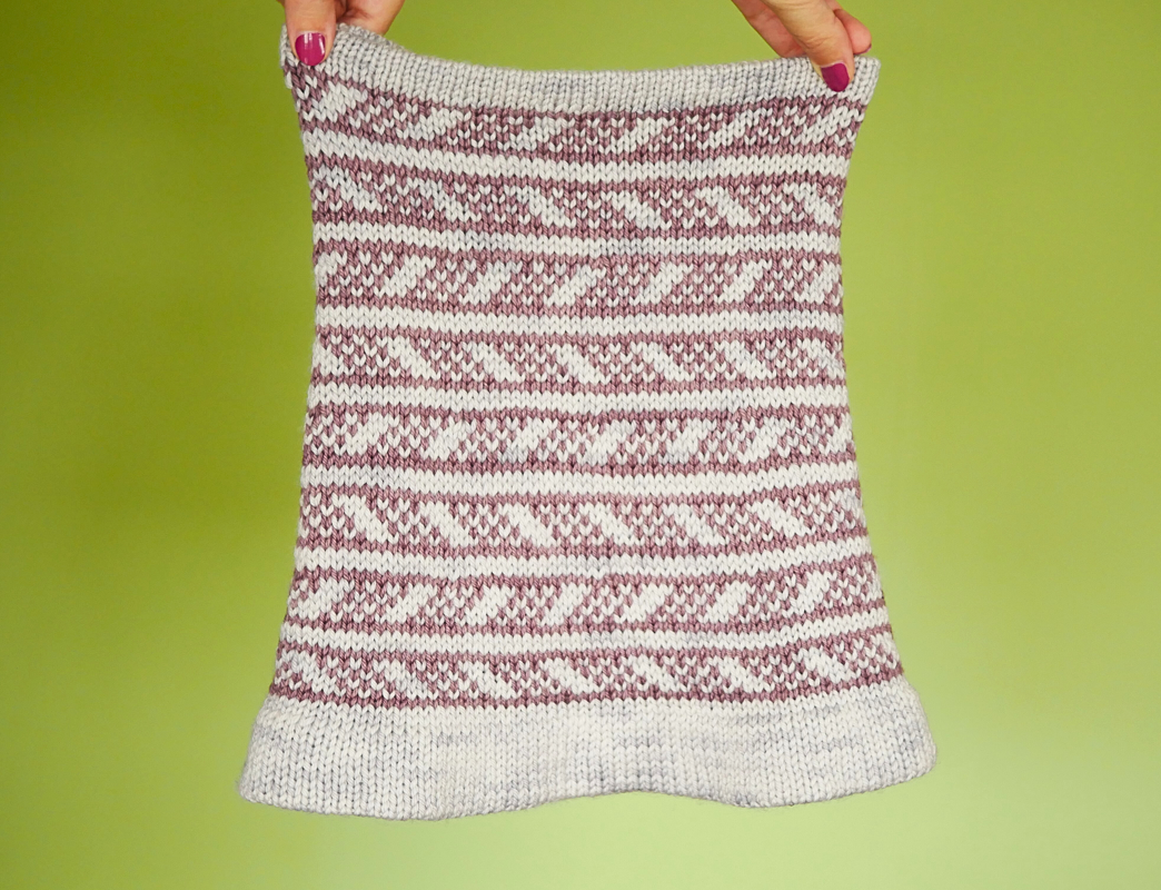 "Max" Loop - Strickanleitung für Colorwork Schlauchschal