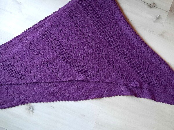 Strickkurs Lektion 5: Dreieckiges Lace-Tuch - Bild 9
