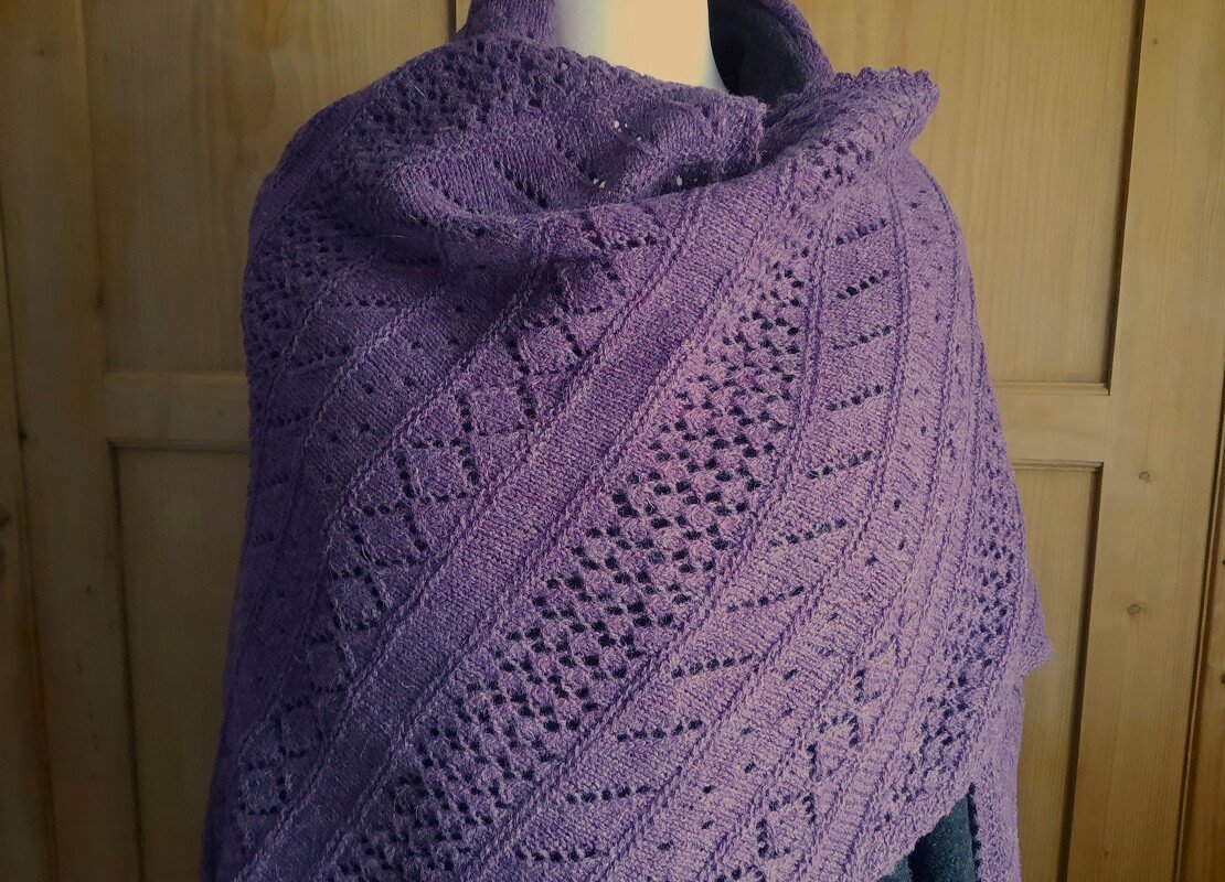 Strickkurs Lektion 5: Dreieckiges Lace-Tuch - Bild 6