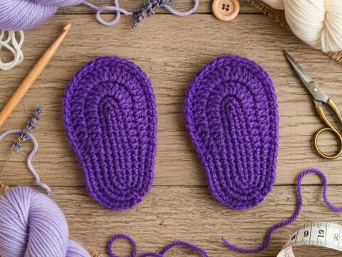 Baby-Sohlen Häkelanleitung PDF + Video (nur Englisch) | nontycrochet