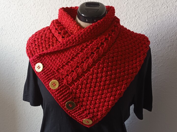 Häkelanleitung für den Schalkragen "Celtic Hug"