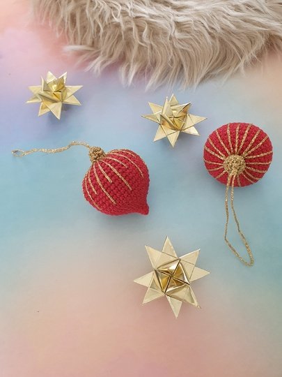 Häkelanleitung: "Weihnachtskugel Vintage" - Christbaumkugel häkeln