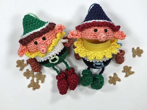 Häkelanleitung Ü-Elf "Ülfi" & "Älfi"
