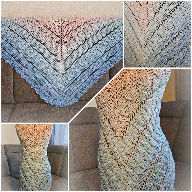 Häkelanleitung Dreieckstuch "Leandris" - Bild 4