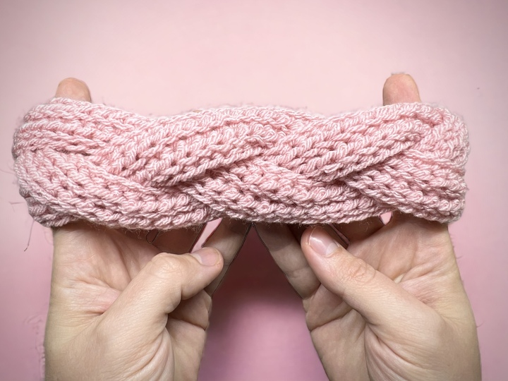 Winterliches Stirnband Set - Häkelanleitung