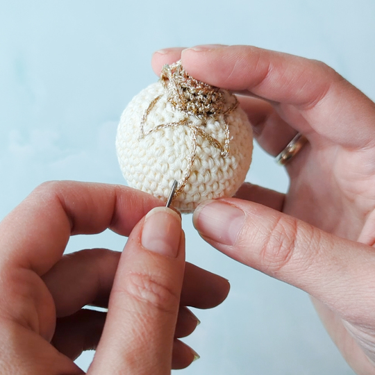 Freebie Christbaumkugeln häkeln