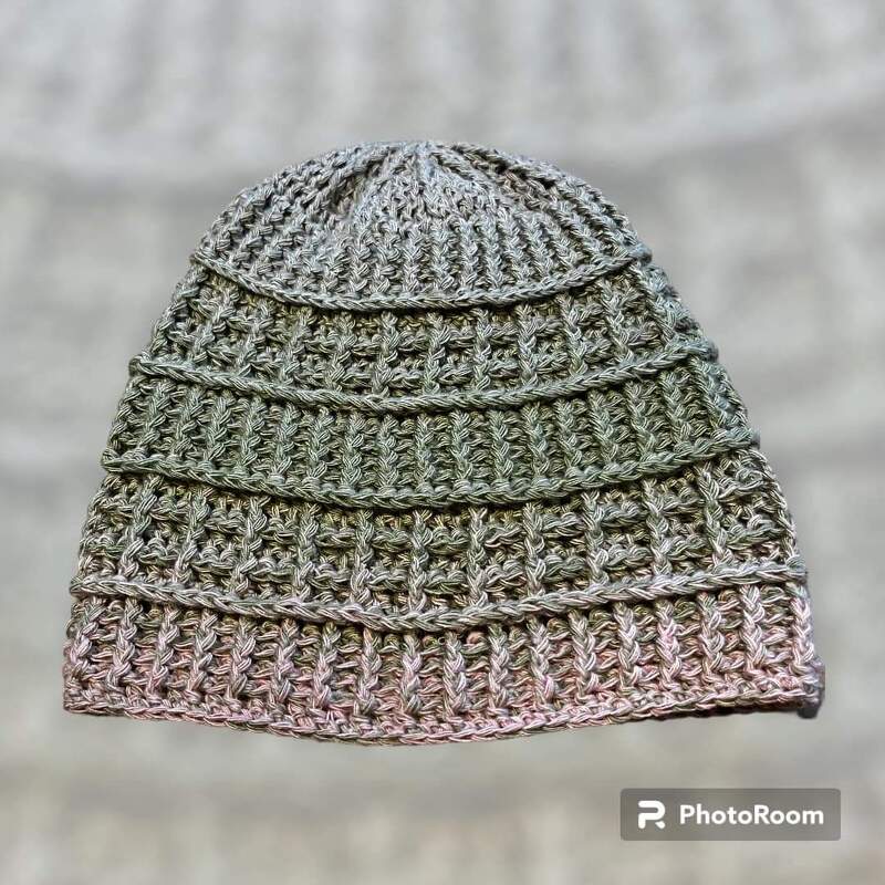 Häkelset Winter Waffelrelief