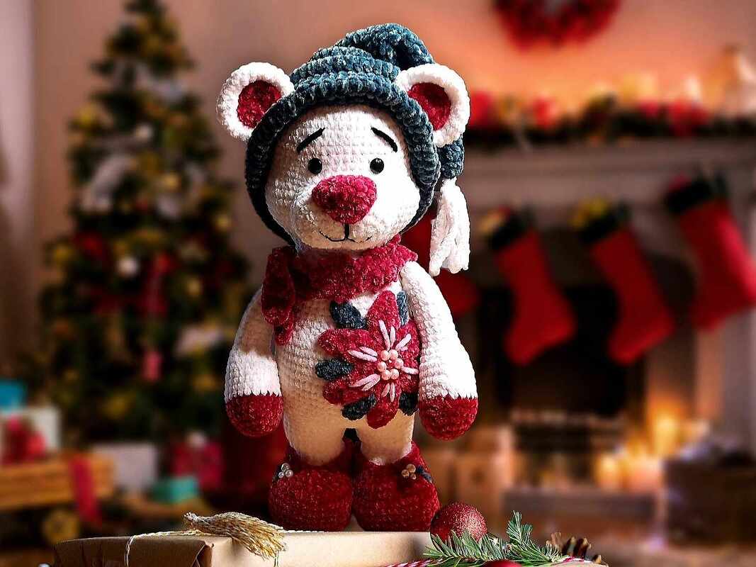 Häkelanleitung / Amigurumi / Eisbär