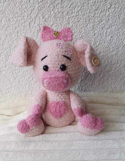 Häkelanleitung / Amigurumi / Piggy Sue