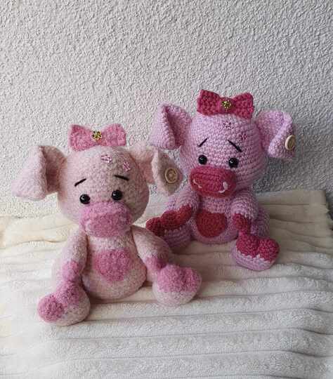 Häkelanleitung / Amigurumi / Piggy Sue