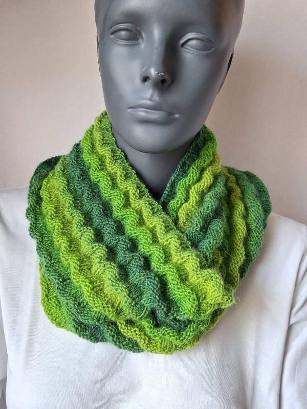 Strickanleitung Loop, Schal, Rundschal für Anfänger   #318 - Bild 2