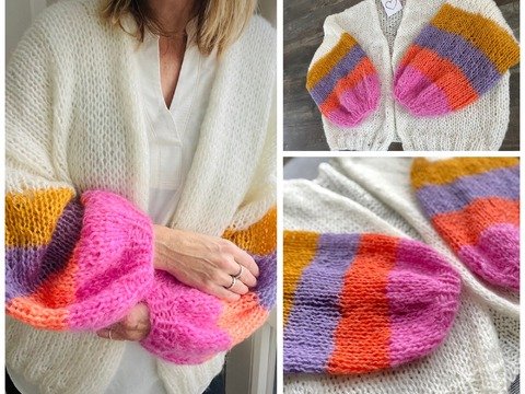 Knit pattern – Mohair cardigan “Maitiid”