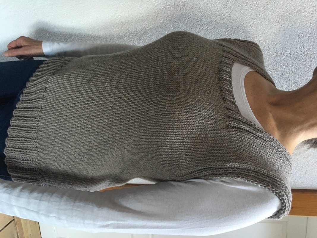 Pullunder natur Strickanleitung - Bild 4