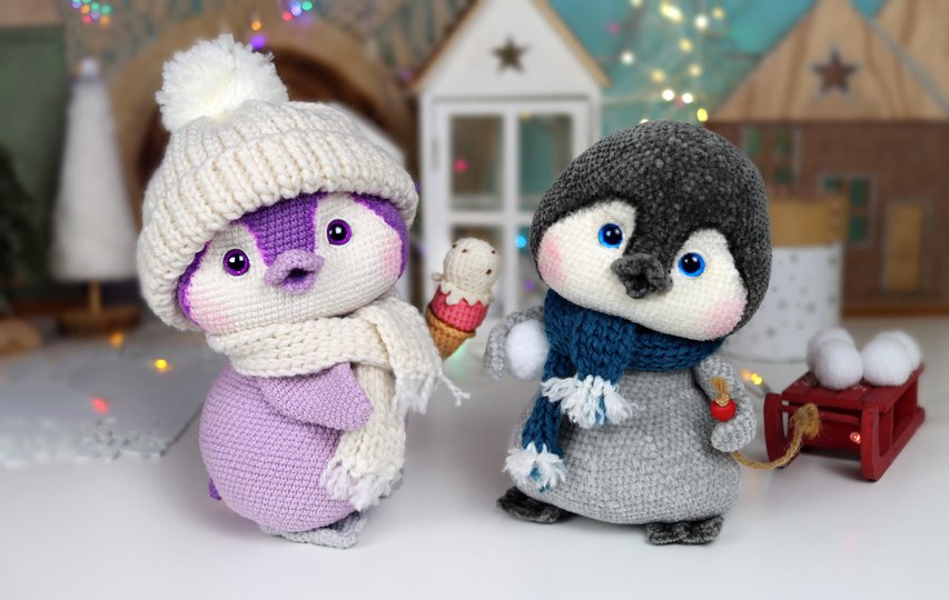 Häkelanleitung Die Pinguine