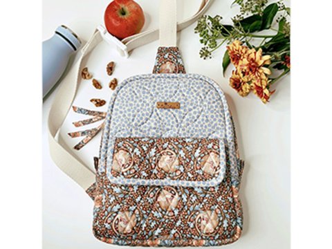 Sling Bag, Crossbody Bag - mit 7 optionalen Fächern - Schnittmuster