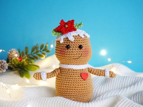 Häkelanleitung Lebkuchenmädchen Lilly - PDF Datei