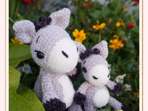 Esel Fips und Eselchen Filou - Kombi-Anleitung