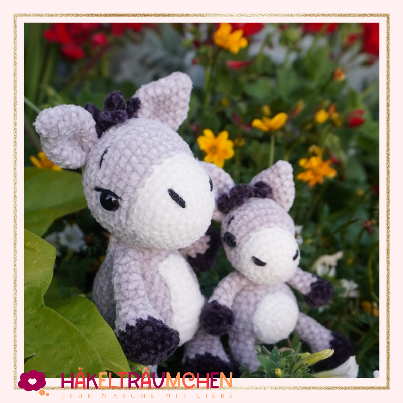 Esel Fips und Eselchen Filou - Kombi-Anleitung