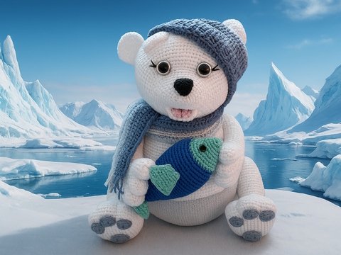 Winterlampe Eisbär Enno