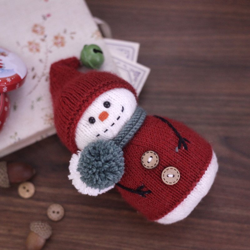 Chilly Snowman for Christmas - Knitting